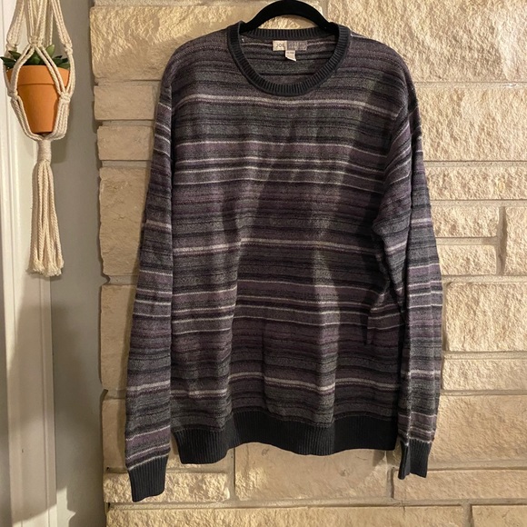 Vintage Striped Sweatshirt Czech 